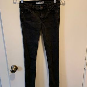 Long skinny black jeans